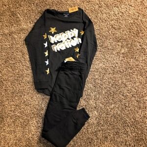 Kids Black Matching Set